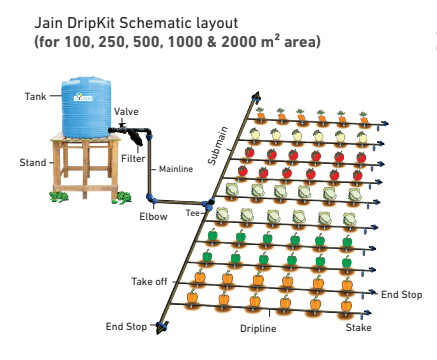 Jain Irrigation's Terrace & Home Garden kit