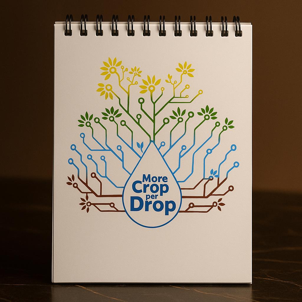 Jain Irrigation Logo Sprial Note Pad