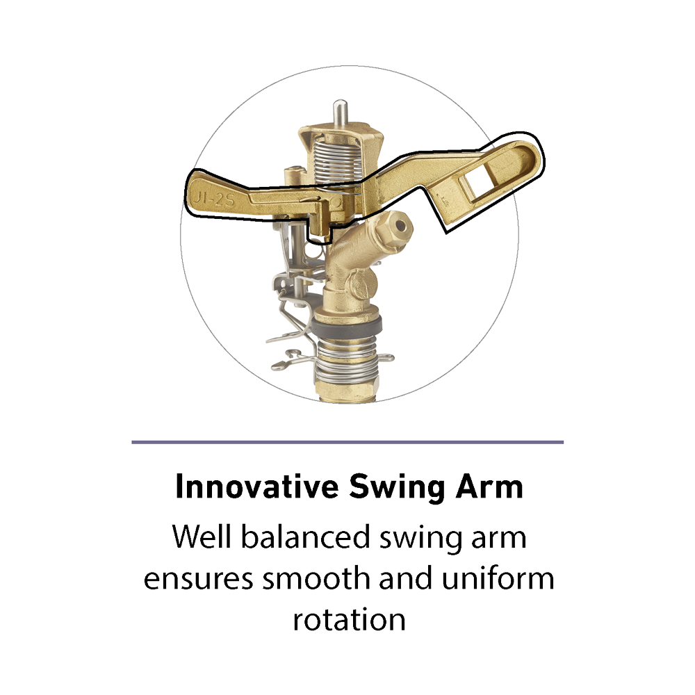 Jain Irrigation Brass Sprinkler JI2 Part Circle