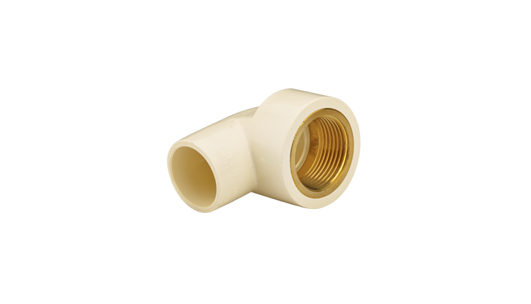 CPVC RED ELBOW BRASSTH